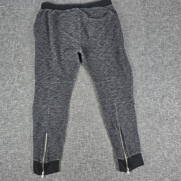Zara Man Grey Joggers Size XL Zipper Gym Casual Loungewear - Picture 2 of 7